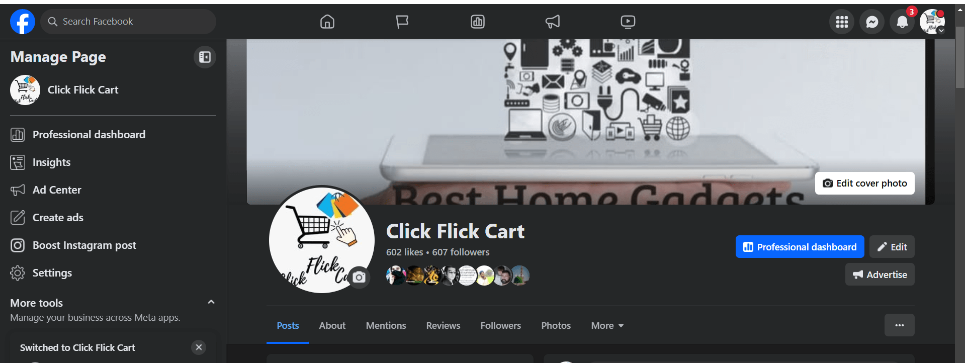 Cick Flick Cart